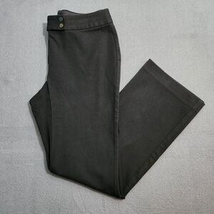 Ann Taylor Women 8 Black Mid Rise Straight Leg Dress Pants